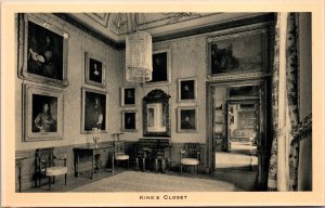Vtg England UK Windsor Castle King's Closet 1910s Raphael Tuck Postcard