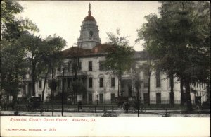 Augusta Georgia GA Richmond County Court House c1910 Vintage Postcard