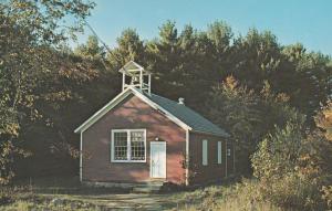 Typical Little Red School House in New England