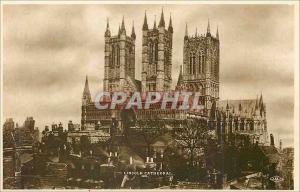 Old Postcard Lincoln Cathedral