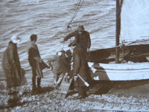 Lancashire Wyre FLEETWOOD Knott End Ferry c1943 RP Postcard