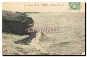 CARTE Old Post Surroundings of Muzillac Damgan The Rocks Kervoyal