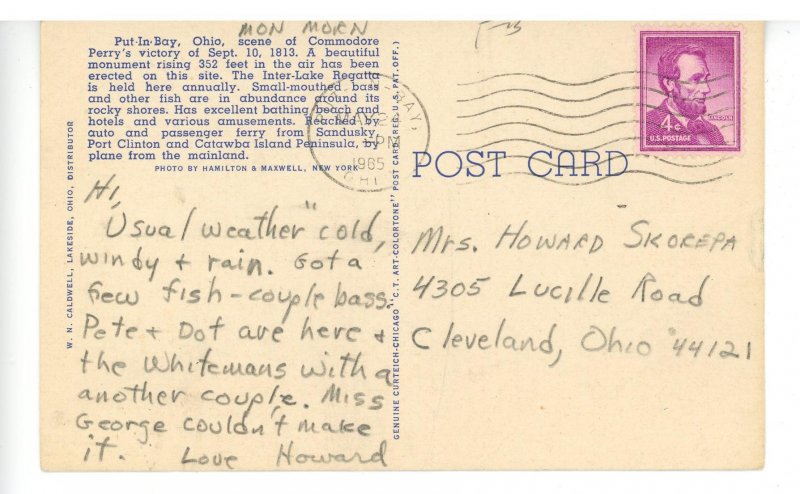 OH - Put-In-Bay. Bird's Eye View