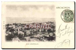 Old Postcard Arcachon Vue Generale