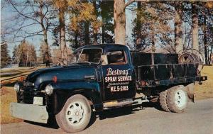 1950s Spokane Washington Bestway Spray Service Chevrolet Flatbed Truck Advert