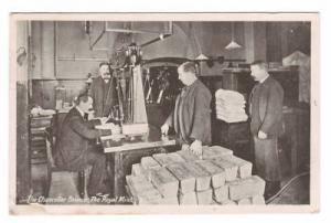 The Royal Mint England Chancellor Balance Vint Postcard