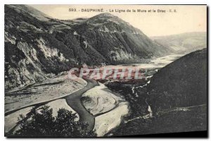 Old Postcard Dauphine Line of Mure and Drac