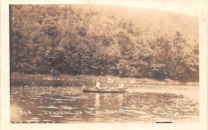 Canoeing on the Delaware in Hancock, New York