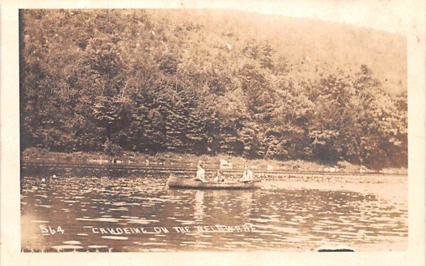 Canoeing on the Delaware in Hancock, New York