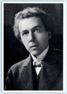 Architect FRANK LLOYD WRIGHT Portrait at 28 Years Old ~1993 Repro 4x6 Postcard