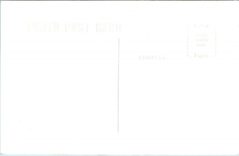 Vtg Postcard RPPC 1940s Starkville, MS Mississippi Oktibbeha County Court House 