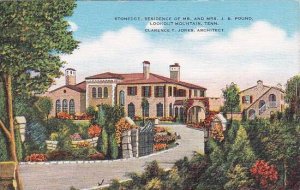 Tennesse Lookout Mountain Stonedge Residence Of Mr And Mrs J B Pound