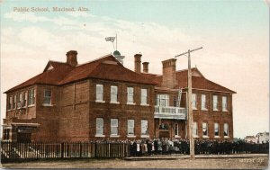 Macleod Alberta Public School Students Alta AB Unused Postcard F41