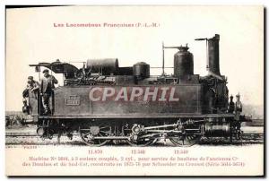 Postcard Old Train Locomotive 5644 machine