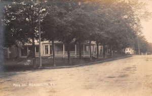 Newport Maine Main Street Real Photo Vintage Postcard U6665