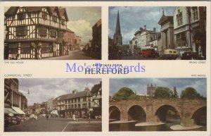 Herefordshire Postcard - Greetings From Hereford   RS37708