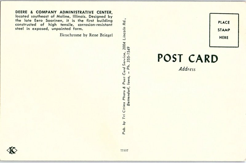 Chrome BUILDING SCENE Moline Illinois IL AH9432