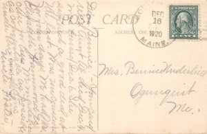 Hancock Point Maine Crabtree Lighthouse Vintage Postcard AA91750