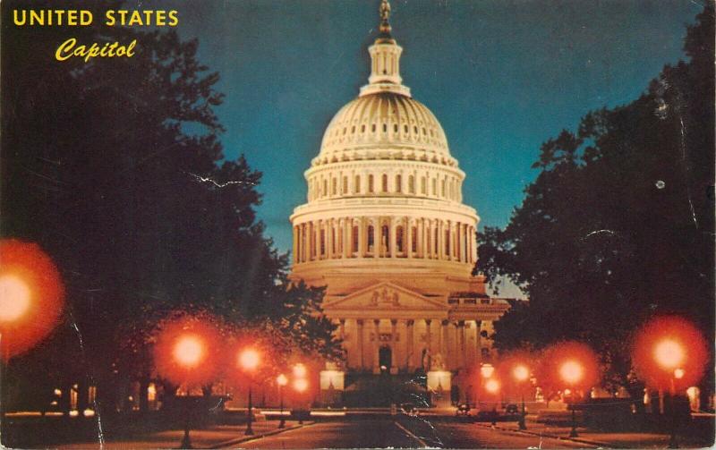 United States Capitol by night Washington