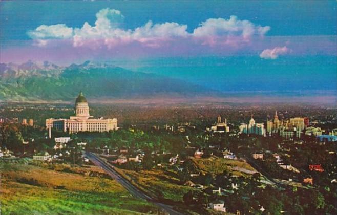 Utah Salt Lake City Panoramic View