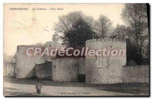 Old Postcard Surgeres Chateau North Tower