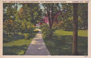 Tennesse Johnson City Campus Scene And Girls Dormitory East Tennessee State C...