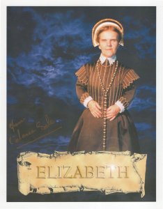 Valerie Gale Mary's Dwarf in Queen Elizabeth  Film 10x8 Hand Signed Photo