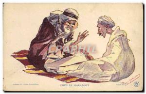 Old Postcard Orientalism In the marabout