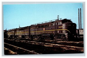 Vintage 1965 Postcard Pennsylvania Railroad Locomotive Wallridge Yard Toledo OH