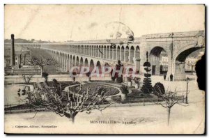 Montpellier Old Postcard Aqueduct