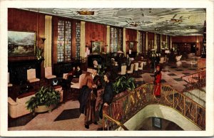 Postcard Lobby at The Bismarck Hotel in Chicago, Illinois~136921