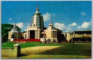 Honolulu Hawaii 1950-60s Postcard Soto Zen Temple Of Hawaii Buddhist