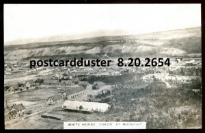 h2617 - WHITE HORSE Yukon 1920s Birds Eye View. Real Photo Postcard