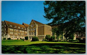 Vtg Decatur Georgia GA Agnes Scott College Women's College Campus Postcard