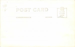 J8/ Baker Montana RPPC Postcard c1940s Roadway Bridge Auto  200