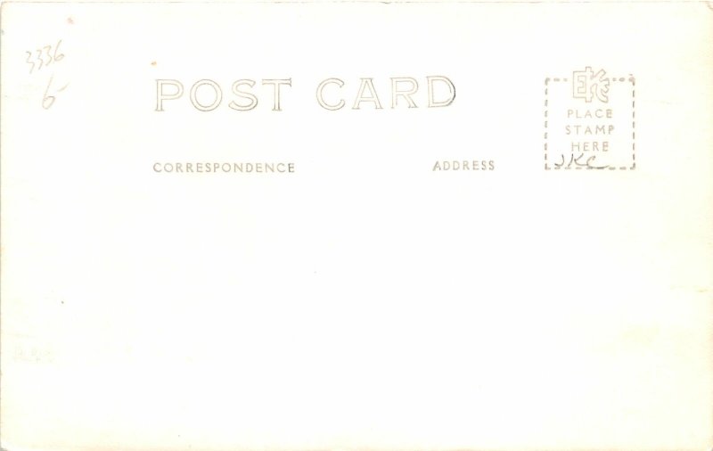 J8/ Baker Montana RPPC Postcard c1940s Roadway Bridge Auto  200