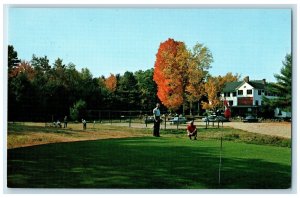 c1960's Woodbound Inn Golf Course Jaffrey New Hampshire NH Unposted Postcard