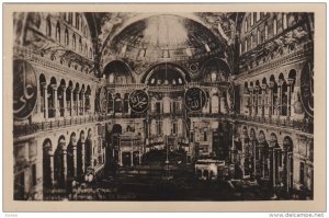 RP, Interieur De St. Sophie, ISTANBUL, Turkey, 1920-1940s