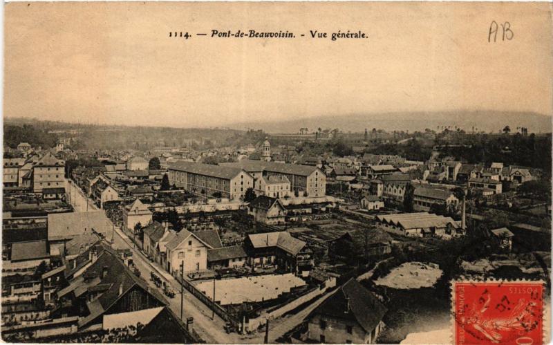 CPA PONT-de-BEAUVOISIN - Vue générale (434624)