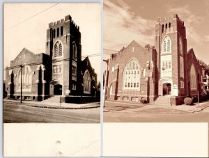 Cleveland OH~Community Baptist Church* @ 1550 Hayden Avenue~Tower~c1931 RPPC 