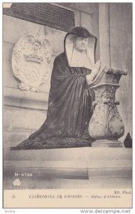 Statue d'Abbesse, Cathedrale De Soissons (Aisne), France, 1900-1910s