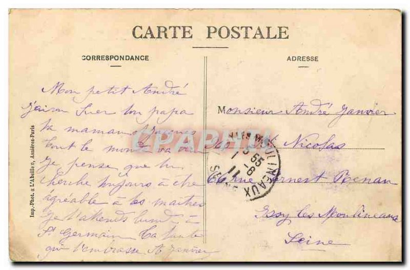 Old Postcard Saint Germain en Laye La Terrasse