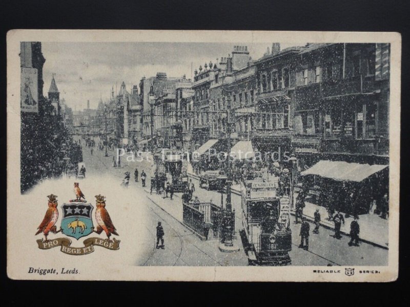 Yorkshire: Leeds, Briggate c1905 by Reliable Seires