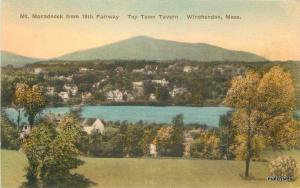 1920s Mt Monadnock Golf Toy Town Tavern Winhendon Massachusetts Albertype 2777