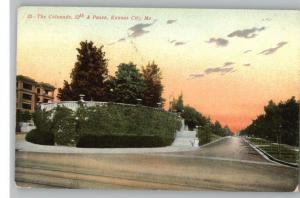 Old Postcard-12th & Paseo Colonade-Kansas City,MO