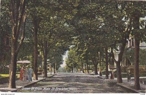 BROCKTON , Massachusetts , PU-1907 ; Green St. from Main St.