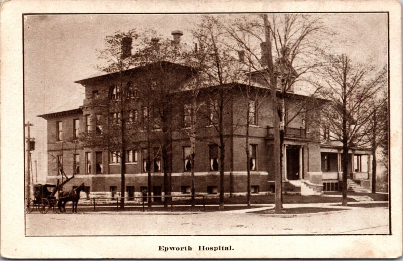 Postcard Epworth Hospital in Epworth, Indiana