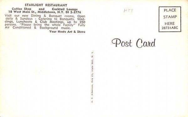 Starlight Restaurant in Middletown, New York