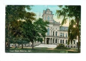 LP74   Ontario, Ont., Canada, postcard, Hamilton, Court 