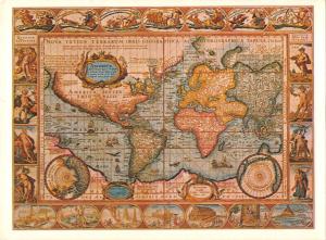 BR77212 world map cartes geographiques